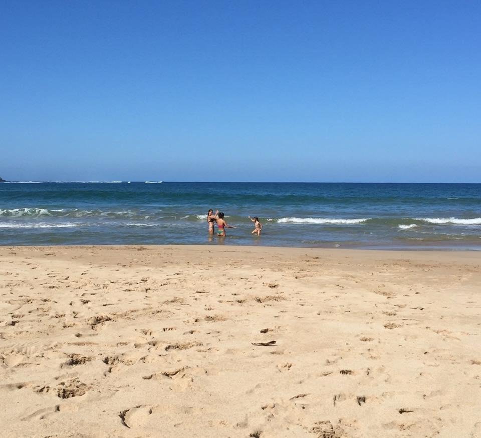 Beautiful day at the beach.