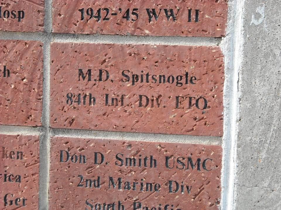 Dads brick. 84th Infantry, European Theatre of operations.