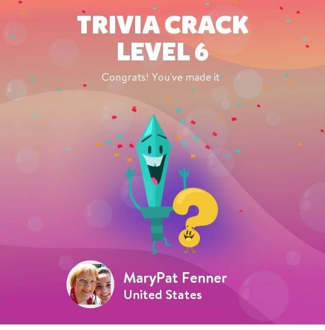 Pat Fenner's album, Trivia Crack Photos