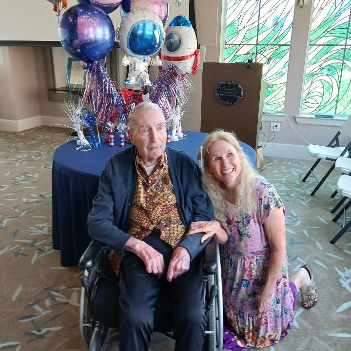 We celebrated dad's 98th birthday! It was a fun celebration with family and friends. While aging isn't an easy process, dad continues to be positive and charming. What a gift to have such a wise, kind man still in our lives.