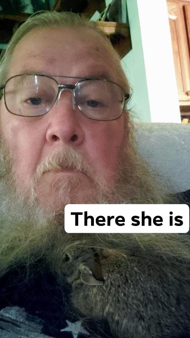 Nesting in my beard
