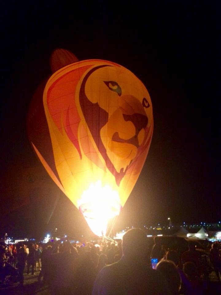 Balloon glow at Albuquerque International Balloon Fiesta