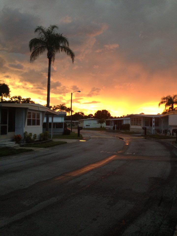 From in front of my place after the storm