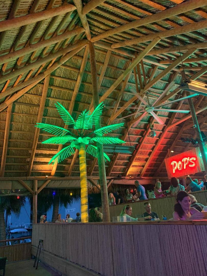 Pops Sunset Grill and tiki bar