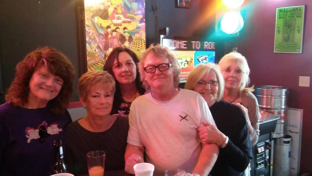 With my Polar Bear buddies at Rocky's for Katy Ray's breakfast fundraiser!  Great food, thanks to Chef Al!