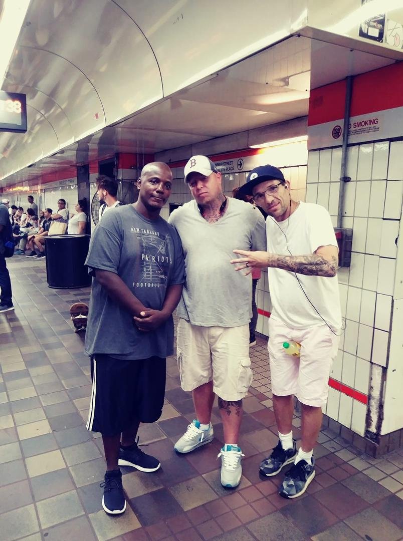 U never know who you'll run into in downtown X-ING...