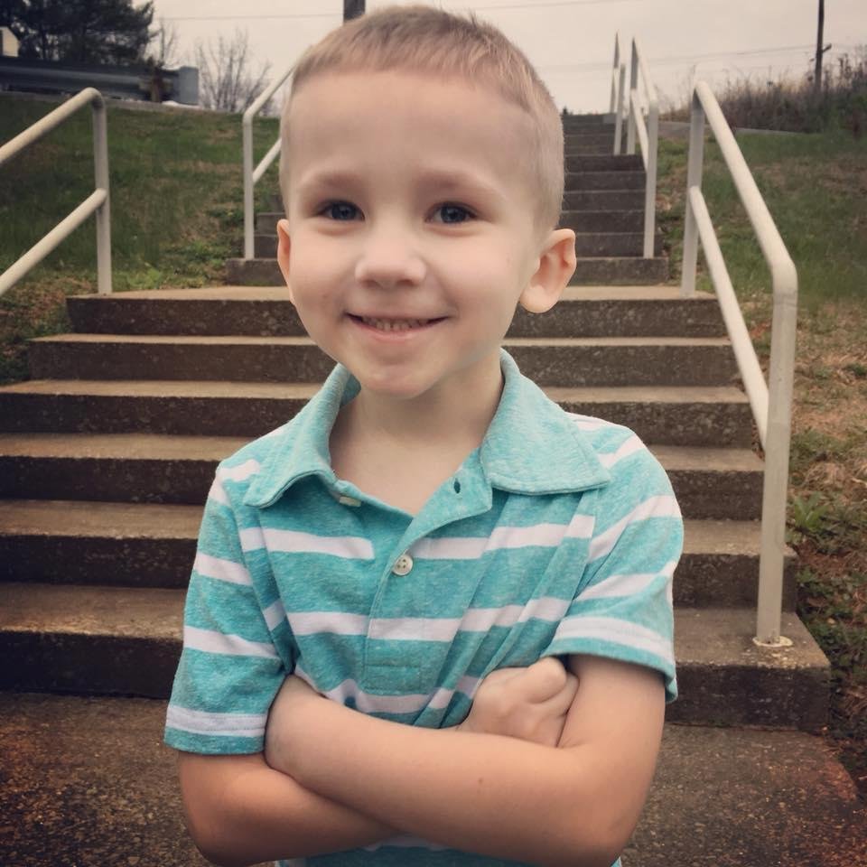 Our grandson, Kinser. He's such a sweet, funny, kind little guy.