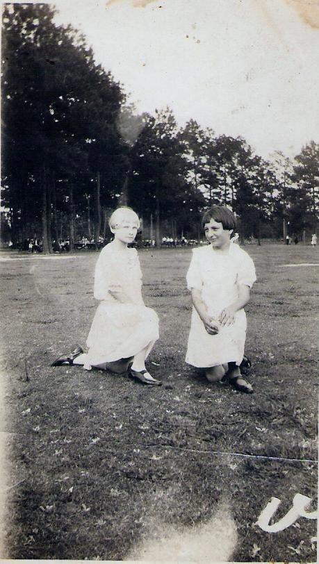 jewel and her sister sarah e davis,my aunt jewel and my mother.