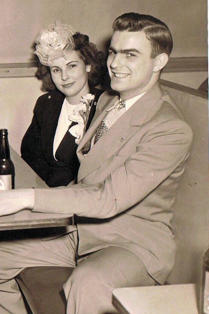 Thinking of both my parents this Mother's Day.  Here they are in a picture from around 1950.  Alice passed in 1972, and Dick in 1996.  May they both rest in peace.