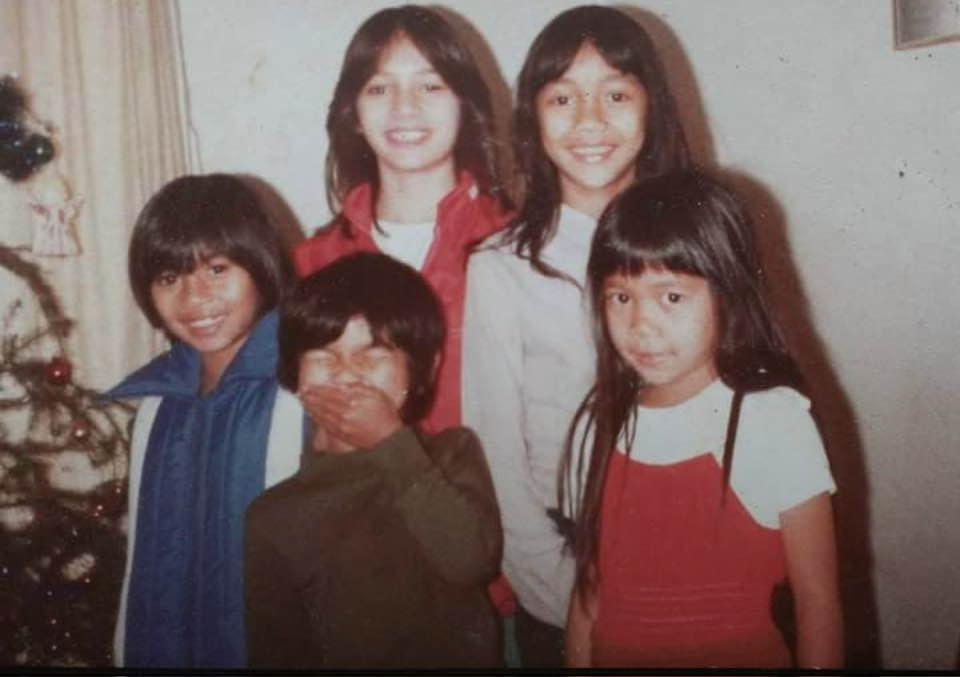 I believe I was 11 here and my little sister was 7 and we were with our cousins Lorena, Theresa, and Archie Atienza. I miss them so much.
