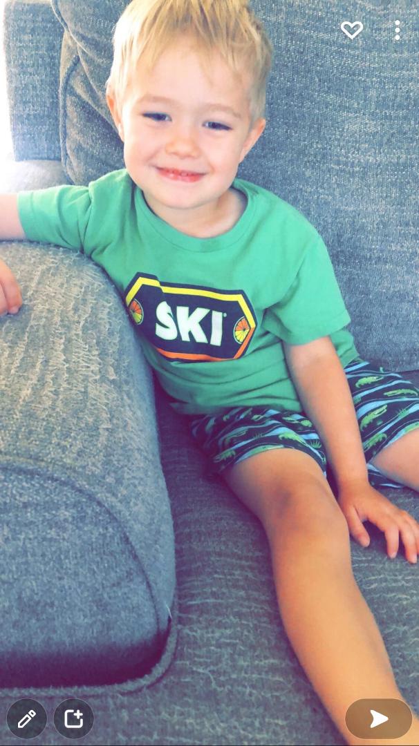 My great grandson Wyatt. He is so cute!