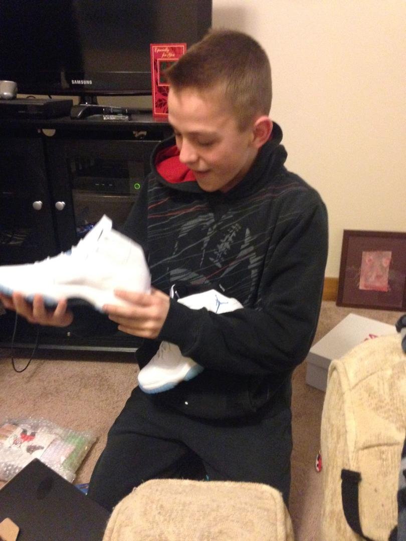 My sneakerhead :) love those Js