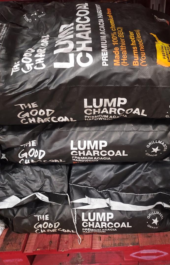 Santa left a pallet of these outside my front door. Guess he's trying to say I should do more grilling?