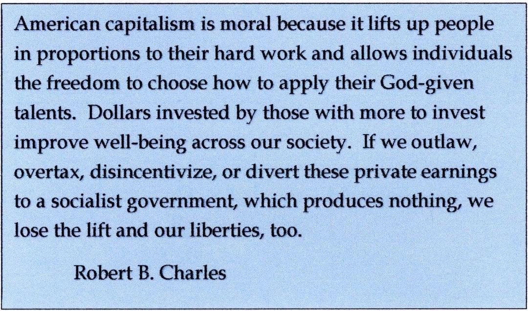 People should be paid for bringing value to the marketplace.