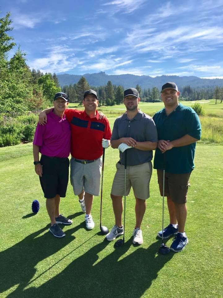 It doesn't get any better then playing golf with your sons at Edgewood golf club, in Lake Tahoe ! So beautiful!!!