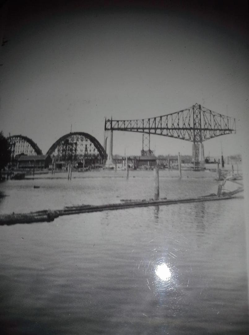 Anyone recognize this bridge? Just being built 1930 or so.