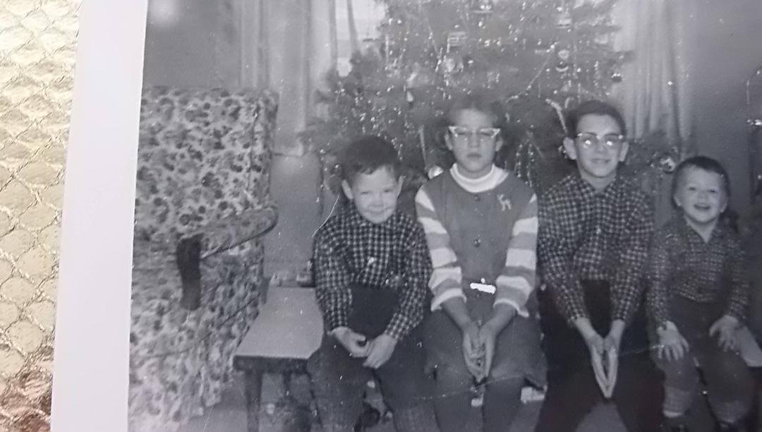 Picuture took in 1963 Dec25  Norman, Dawn me, Gilbert Jr. James, Them are 3 of my bothers.