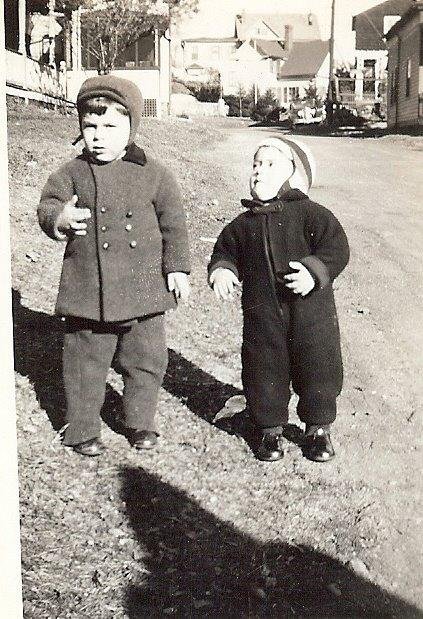 Me and Nancy about 1944