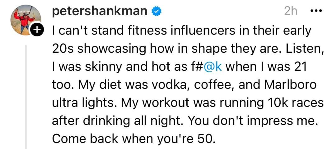 I remember the 20 year old yoga teacher who spoke in the voice of Yoda while teaching class. He also called us “kids” despite the fact that he was young enough to be *my* kid (and I wasn’t even this old when it happened).