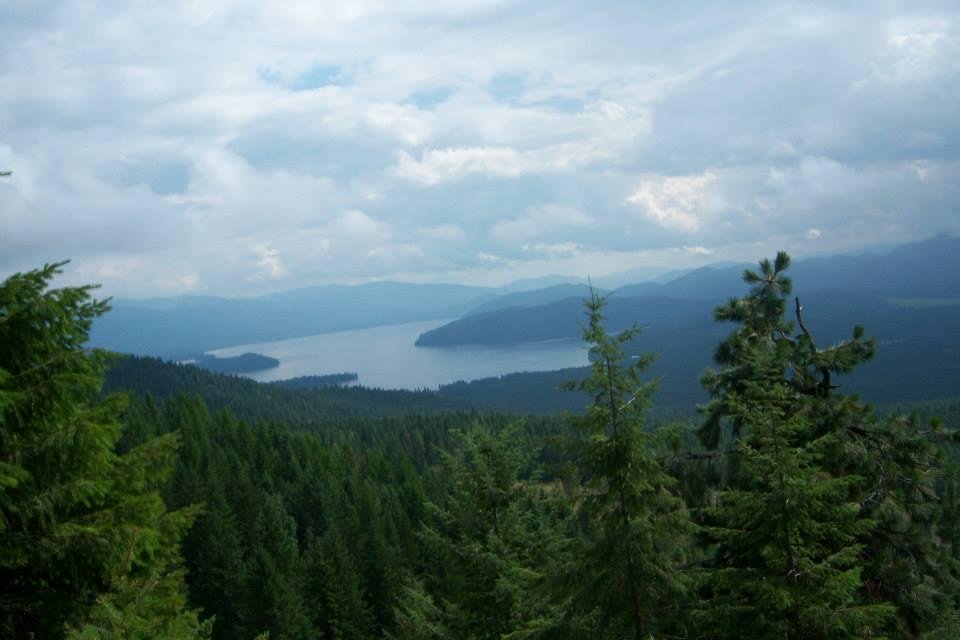 Priest Lake-lake view trail on Hwy 57 2mile hiking trail