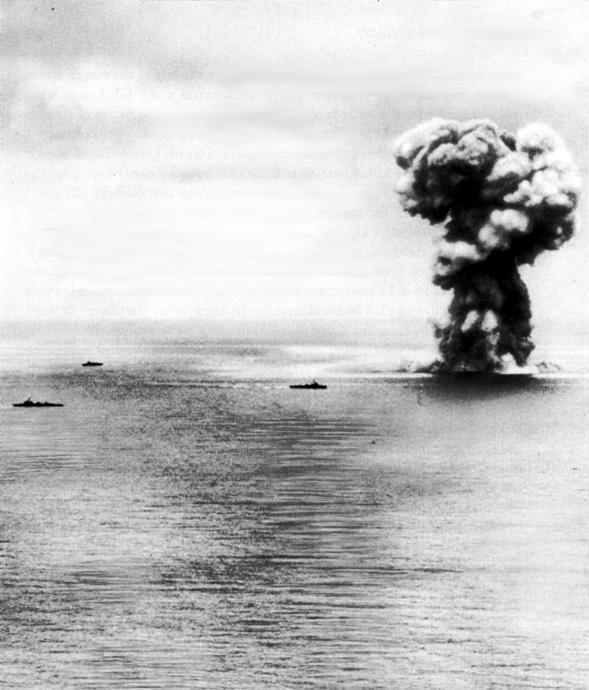 Yamato sinking April 7, 1945