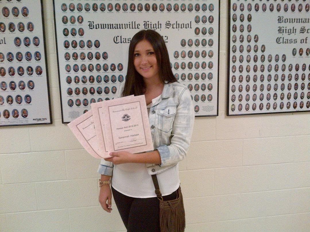 English award, Business award, and Honour Roll... So proud of you Savannah!