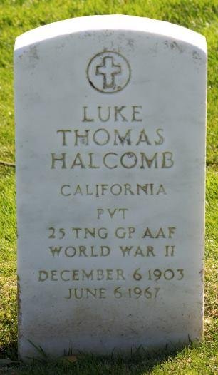 Today was my Dads birthday, Lost him in 1967 just before my graduation from DeAnza High School. RIP Luke Thomas Halcomb