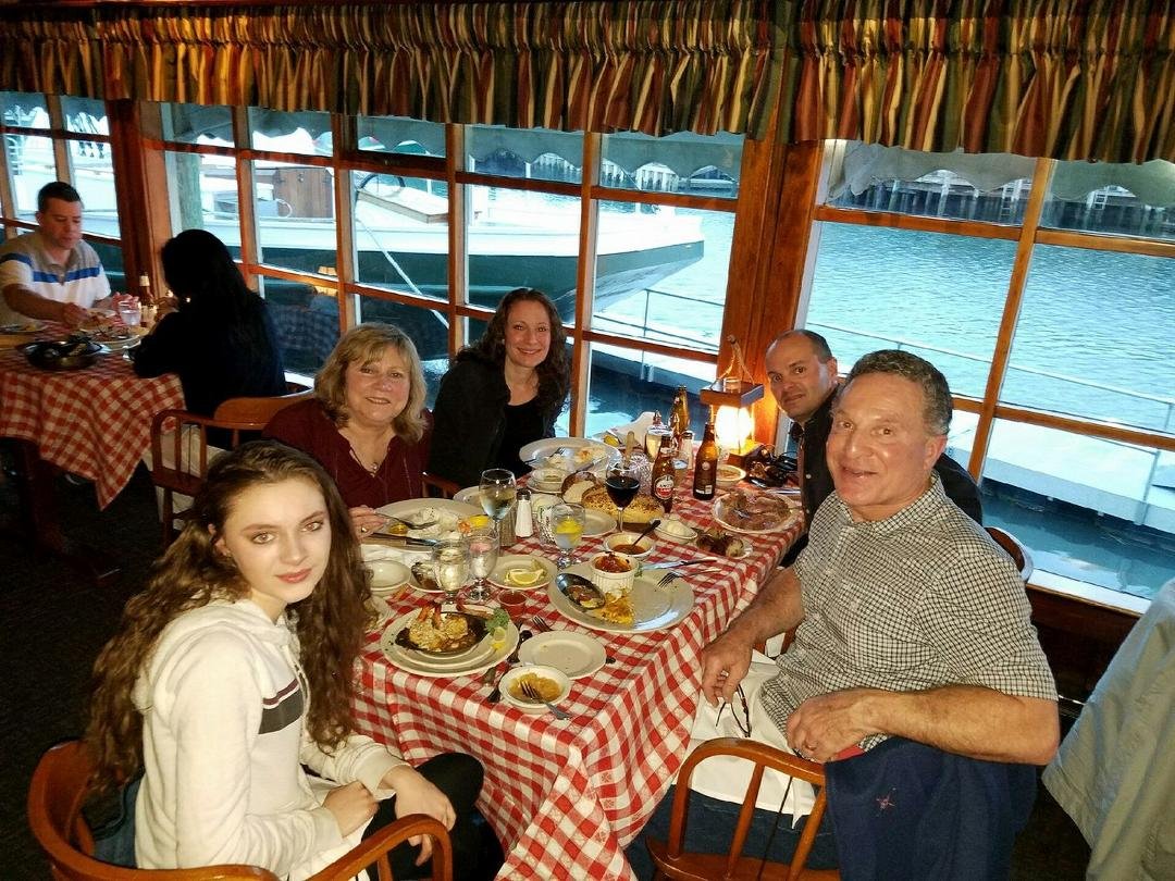 Happy birthday dinner for Dawn at The Lobster House!