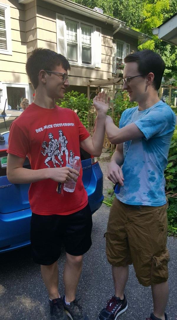 Luke and Sam doing what they do!