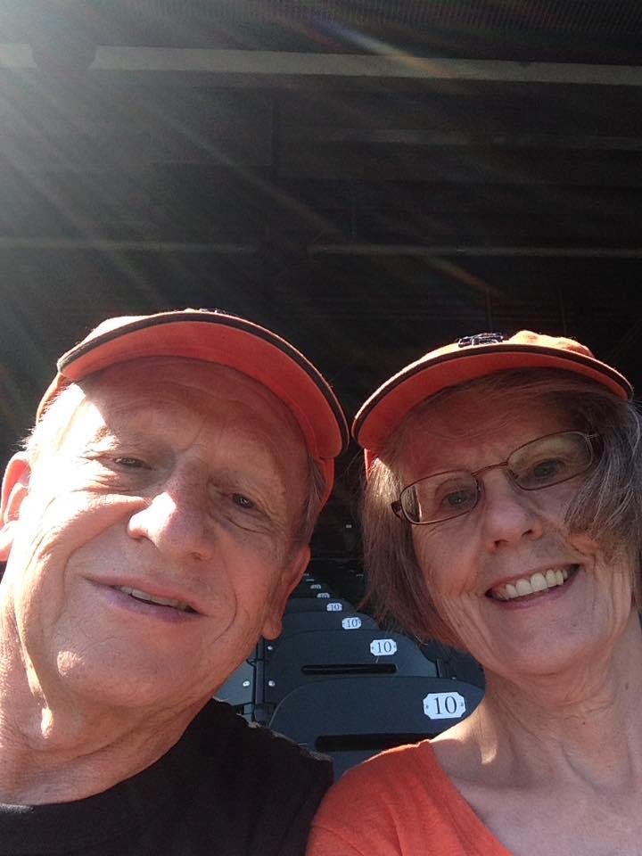 So excited to be in San Francisco to watch our Giants!