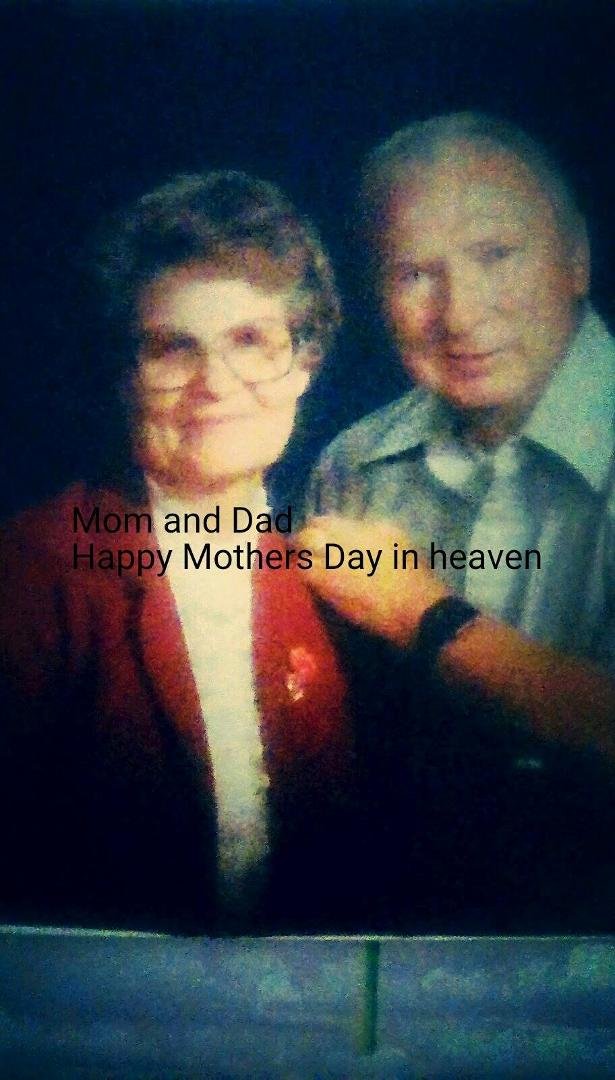 My Godly parents we miss you.We will see you in heaven.