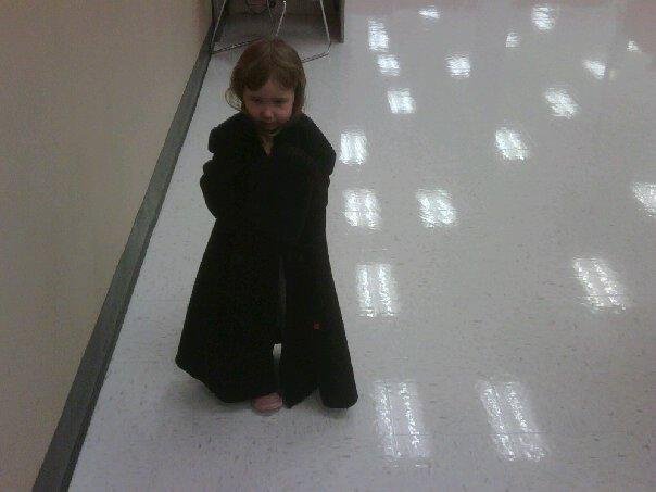 Seed thinking she's the Undertaker