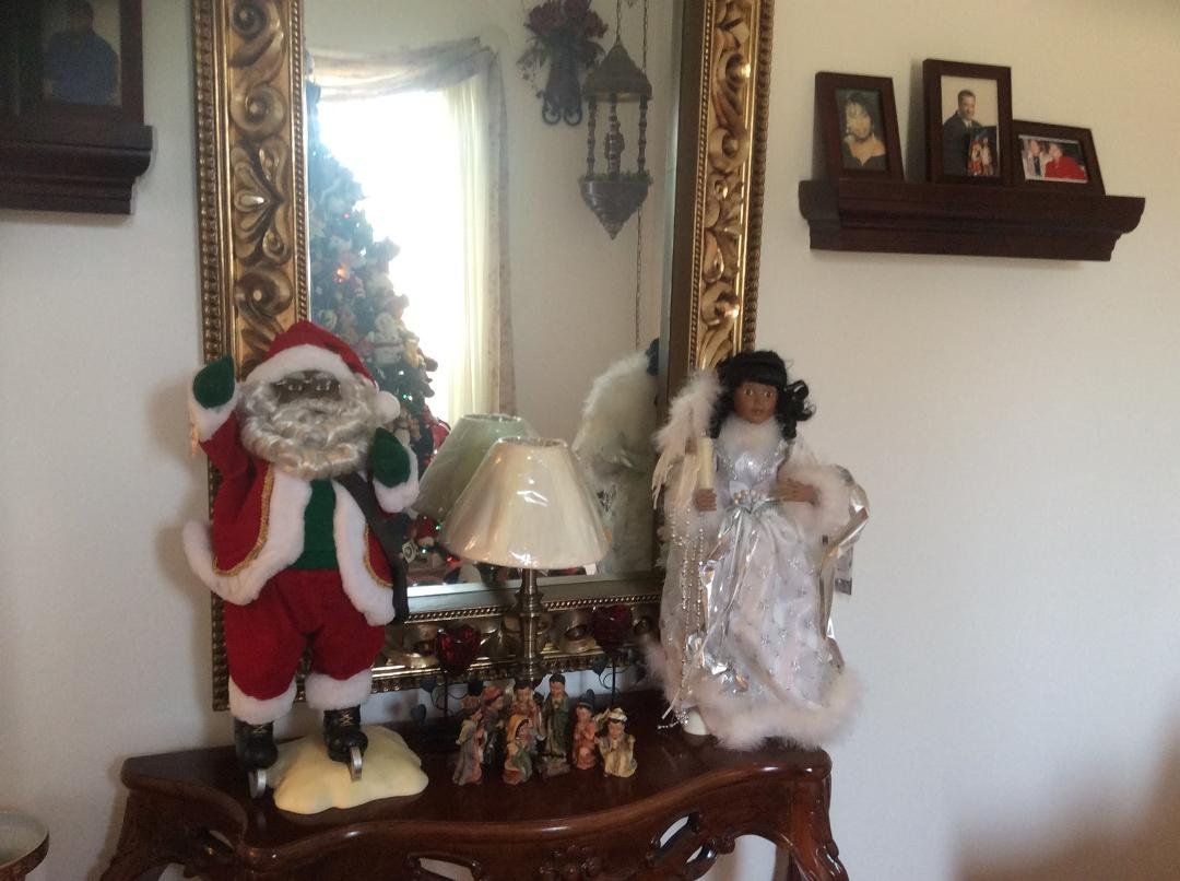Ok FB friends I finally finished my Christmas decorations. Now I am not looking forward to the new year because I know I will have to take it all down.