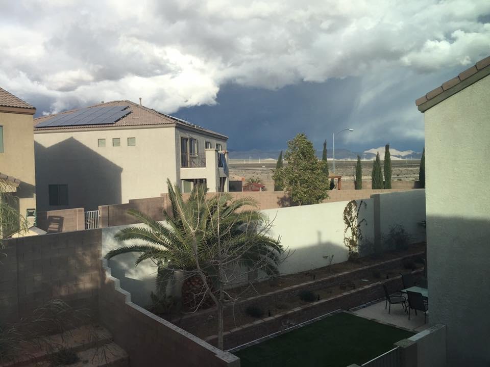 There is "SNOW", on the mountains, seen from my bedroom, window.