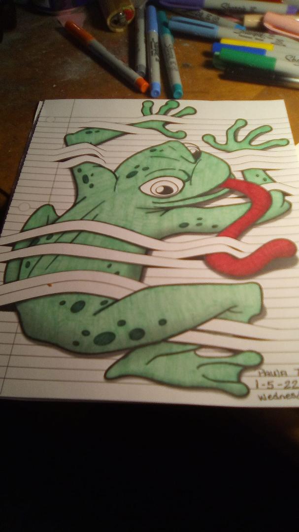 I colored this