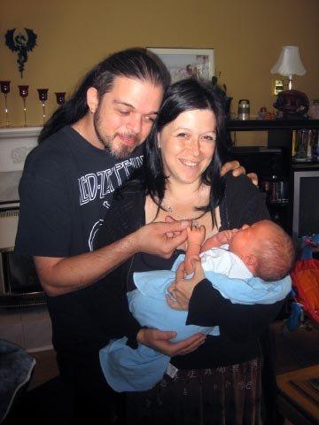 Pablo, my daughter Shilo and baby Dante Lucian Aug 19, 2007