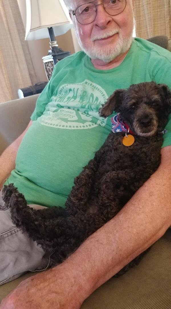 Ron and Kadie taking an afternoon rest.