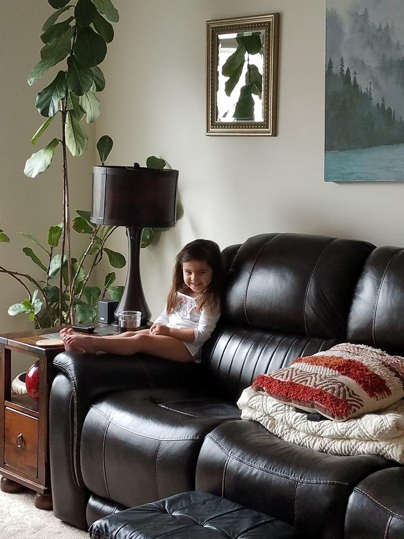 Baylee chillin at grannys