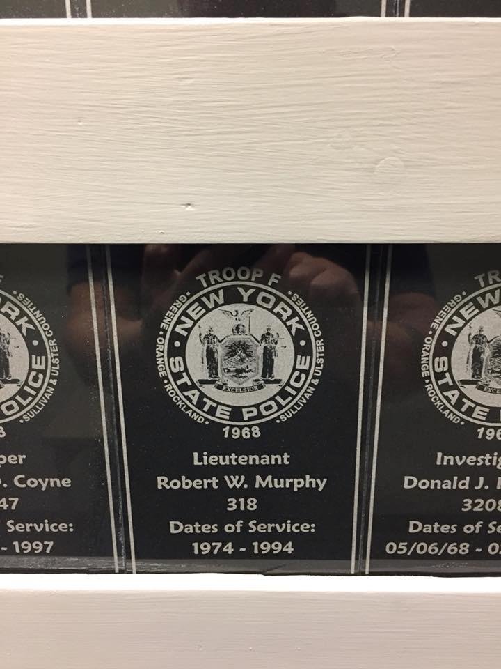 Stopped by Troop F headquarters today and saw my service plaque. Many beautiful modifications to the building.