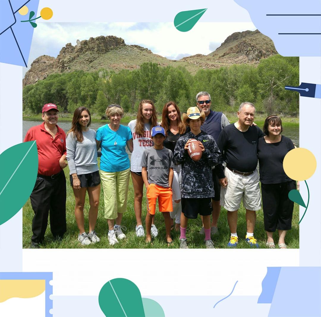 My Family 2017 at the Wilson ranch