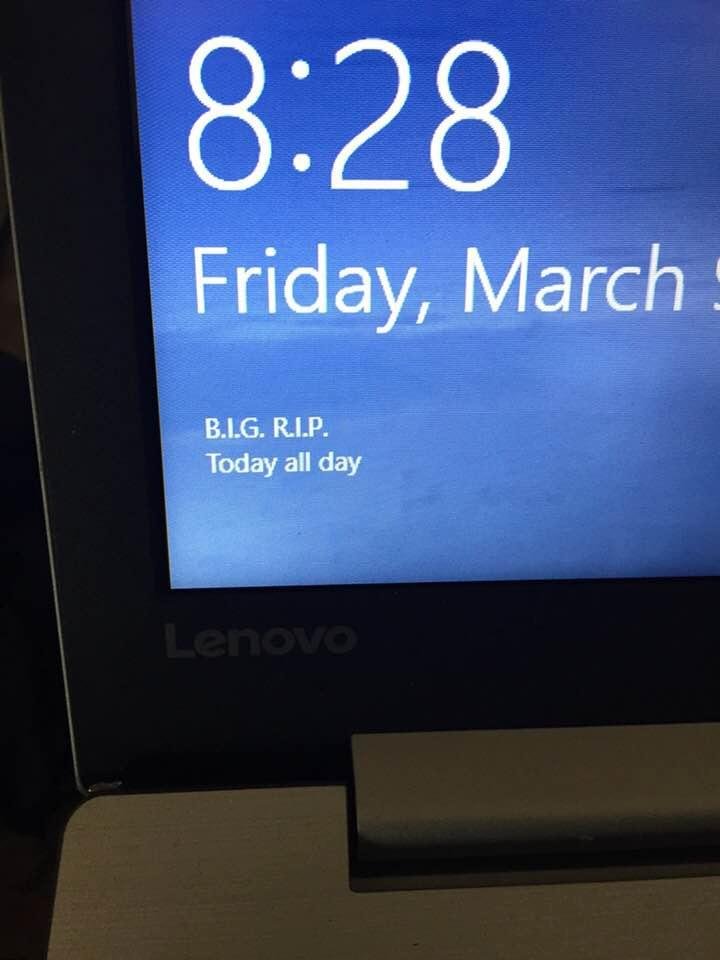 I knew I liked this computer!......RIP to the greatest