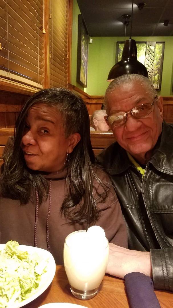 Me and my other half I miss you rest peace love you