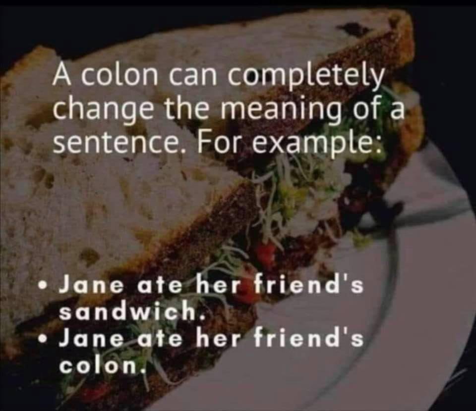 Here's one for those Grammar fiends! 🤣