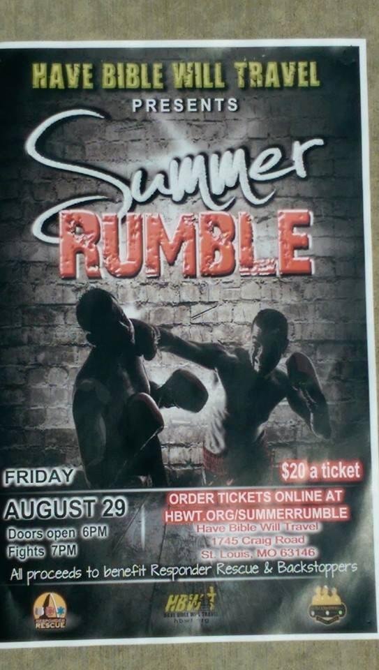 There's approximately 100.tickets (of 800) left for the Summer Rumble! HBWT.ORG/SUMMERRUMBLE
