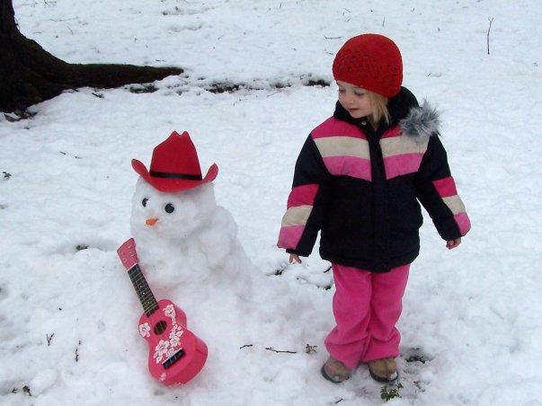 Nancy Caldwell's album, 2010 snow