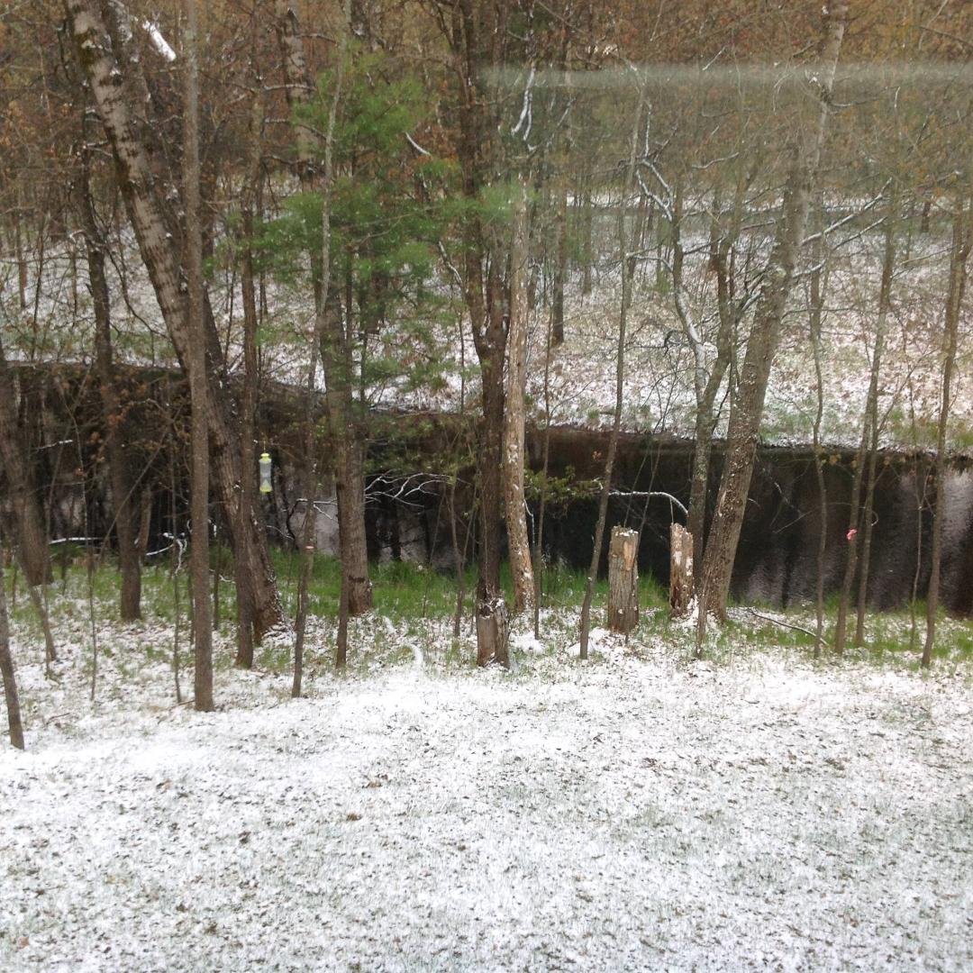 Just a little rain overnight......reminding us that winter is soon upon us again