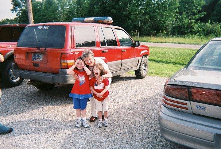 William Hatcher's album, trip up to see grandkids