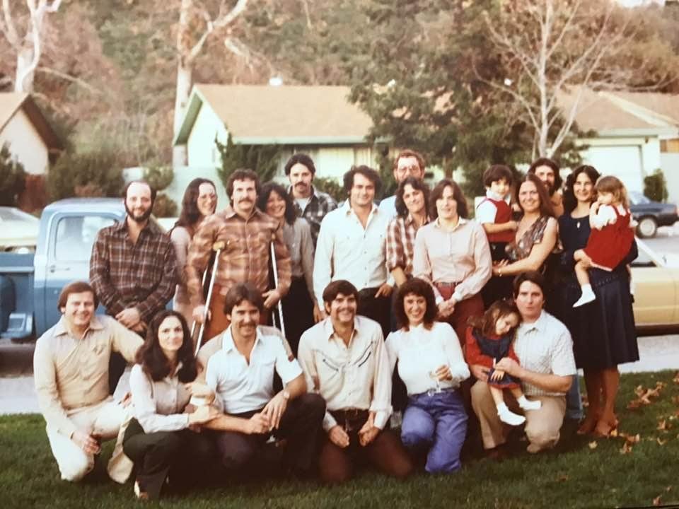 This picture was taken 12-26-81.Gary and Marianne Fultz were the host. Both have passed .we got together the day after Christmas. I don’t remember when we started or when we stopped . I remember most of the faces but not th
