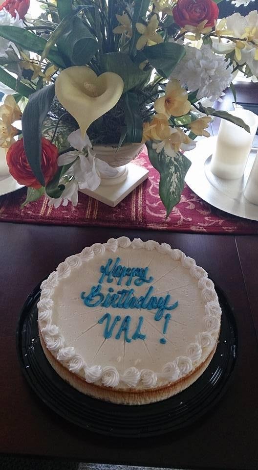Been out all day enjoying my birthday. Finally home and about to eat a slice of the cheese cake Bill surprise me with. There goes the diet! ;-) Thanks to all of my friends for the birthday wishes. Be blessed!