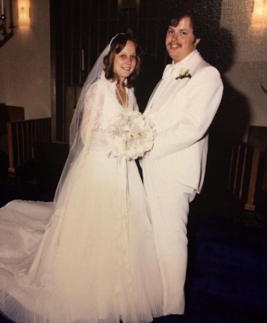 40 years in a blink. Thanks for sharing your life with me sweetheart. I love you. Happy Anniversary!
